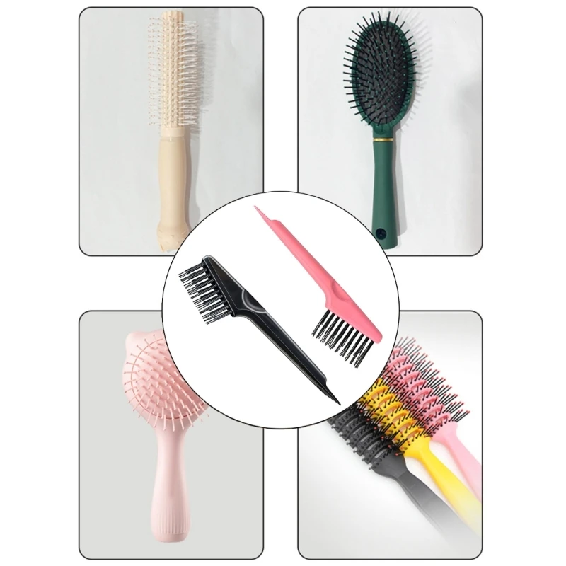 F92B Công cụ làm sạch bàn chải tóc F92B Comb Cleaning Brush Brush Cleaner Remover để loại bỏ