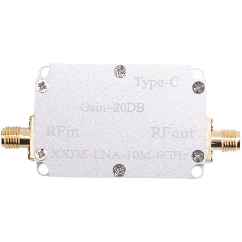 10M-6Ghz Low Noise Amplifier Gain High Flatness LNA RF Signal Driving Receiver Front End For Radio FM Radio