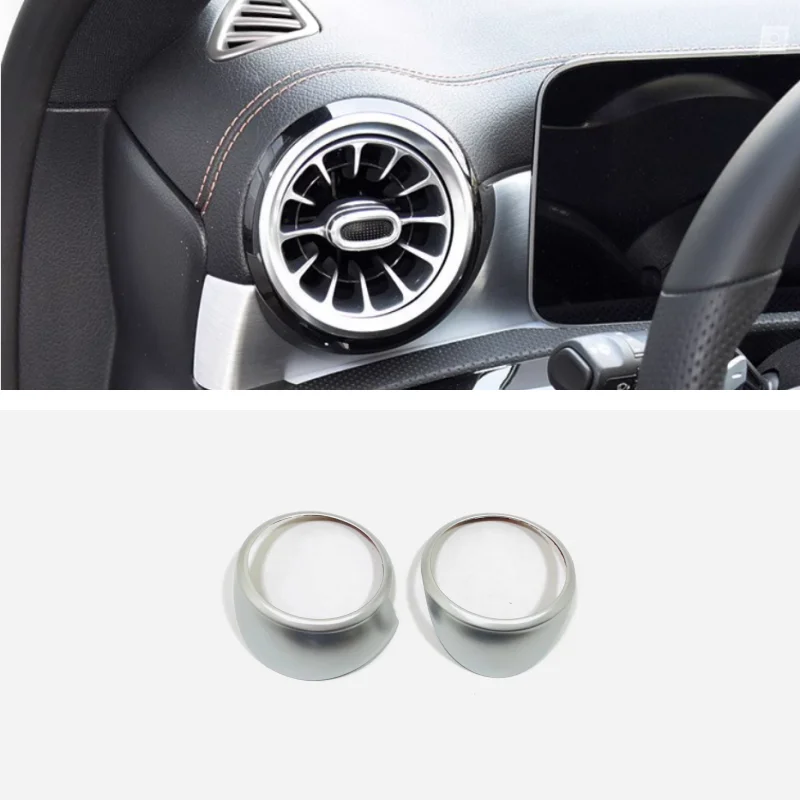 

Внутренние молдинги с левым рулем для Mercedes Benz A CLA Class W177 V177 C118 W118 2020-2023, розетка переменного тока, боковой кондиционер CoveTrim