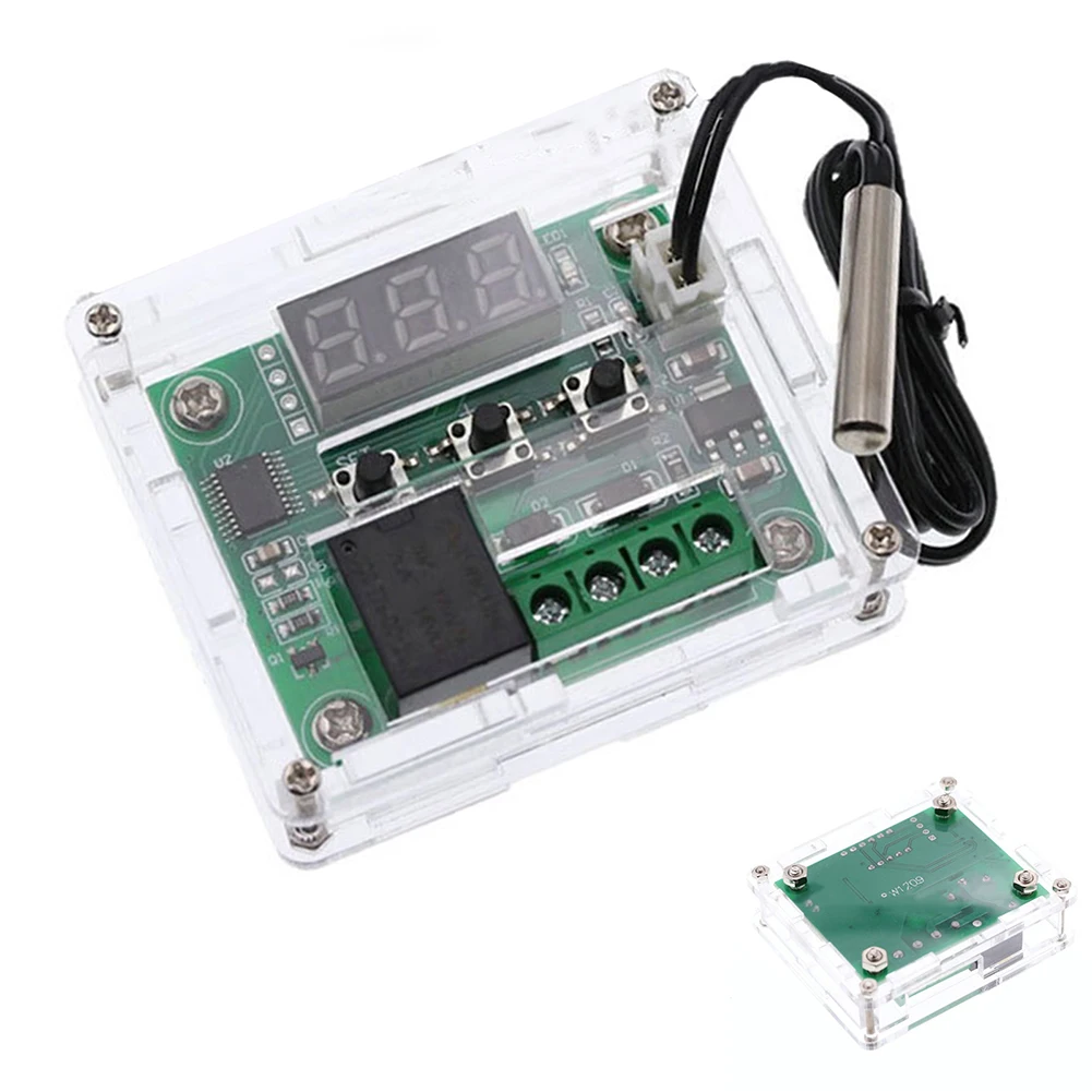 Sensor Thermostat DC 12V Digital Display -50 To 110° 1 Pcs 48.5 X 40mm Module Temperature Controller Brand New