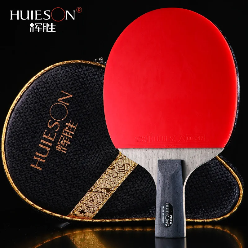 Huieson KOTO Suface Inner Layer ALC Table Tennis Blade Pro 9 Star Ping Pong Paddle with Speed Crazy Rubber Sheet for Seniors