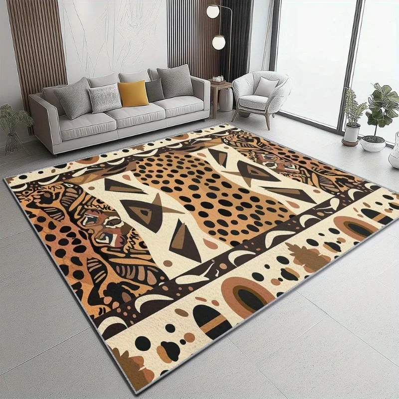 Leopard Print Carpet Rugs Living Room Floor Mats Bedroom Decor Carpets for Bed Room Carpets for Living Room Decoration Maison