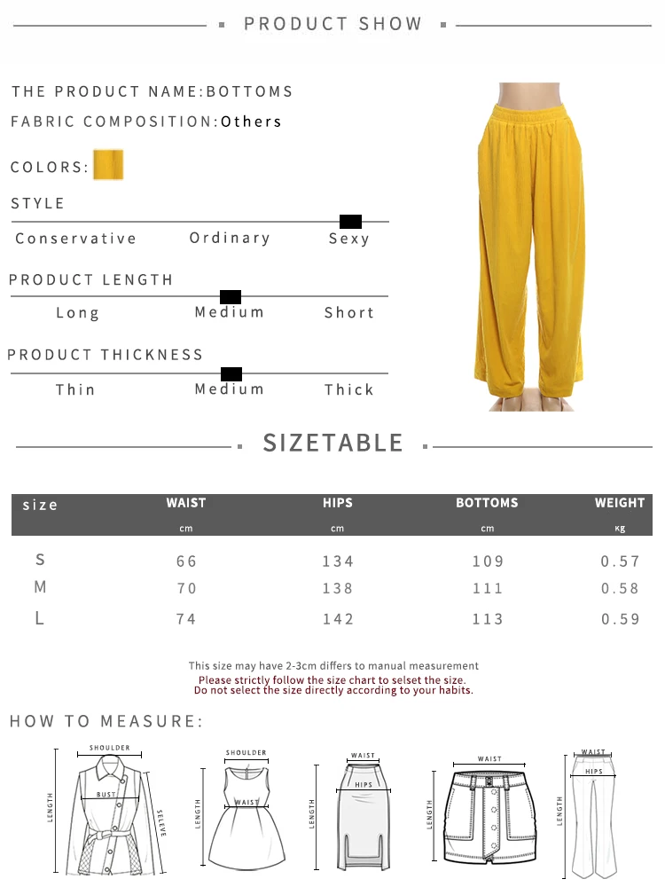 Weird Puss Lässige, bequeme lange Hose für Damen, Herbsttrend, elastische, hochtaillierte, einfarbige, schlichte, Oversize-Style, klassische Streetwear – Detail 1