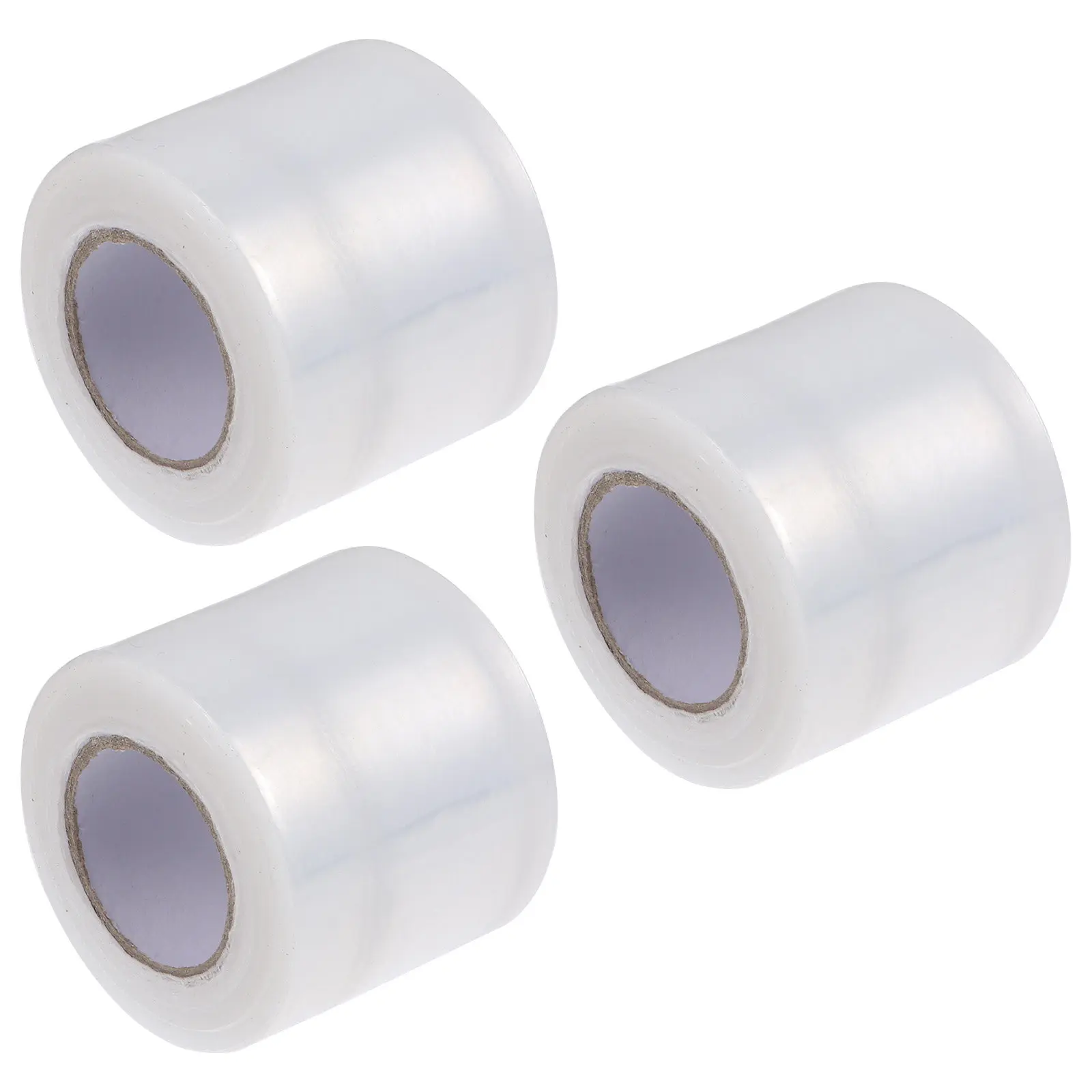 

3 Rolls Lip Film Paper Smooth Low Permeability Lip Preservation Film for Makeup Tools Stretchy Plastic Wrap