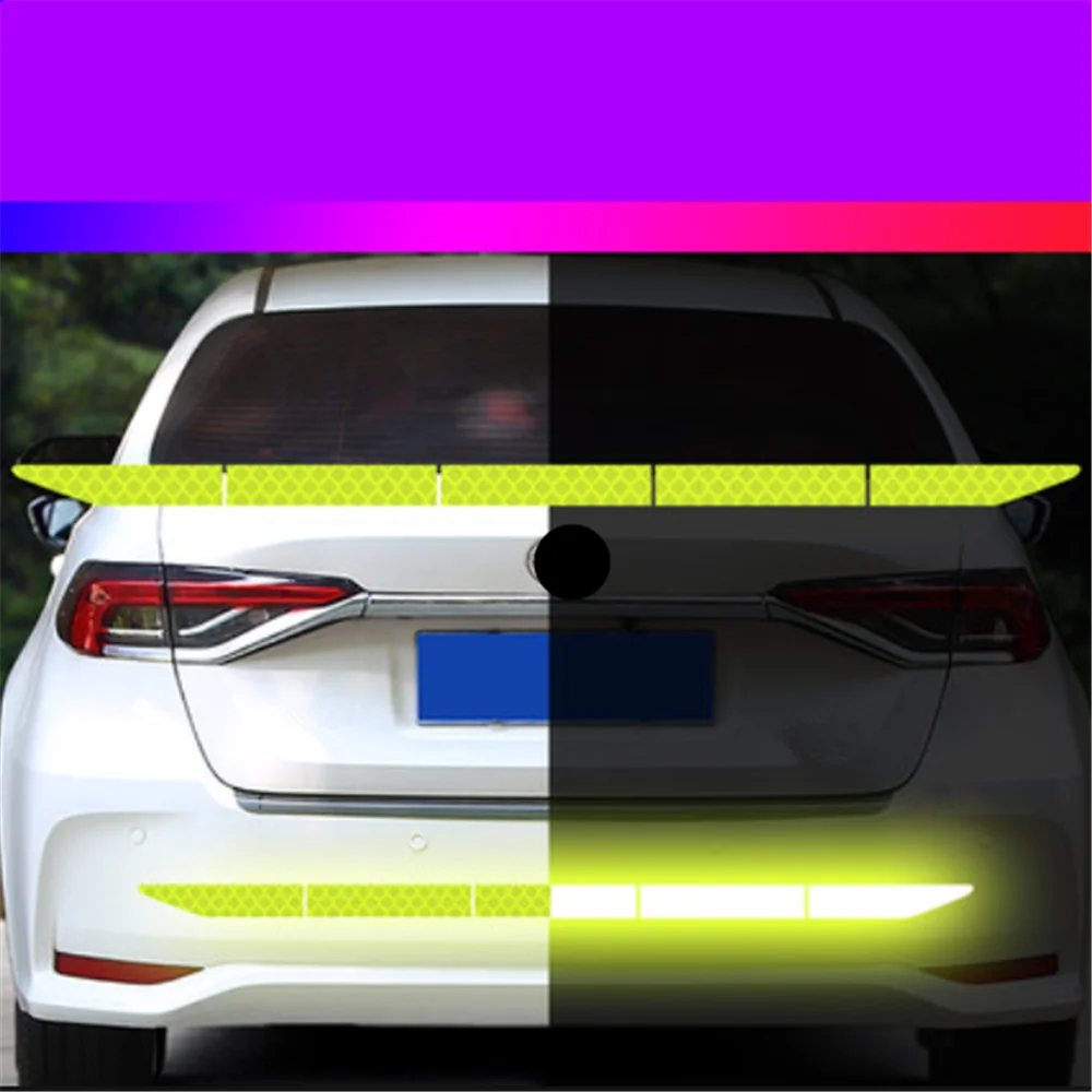 Car trunk decorative reflective strip for Volvo ReCharge Heico Caresto T6 Toyota Infiniti