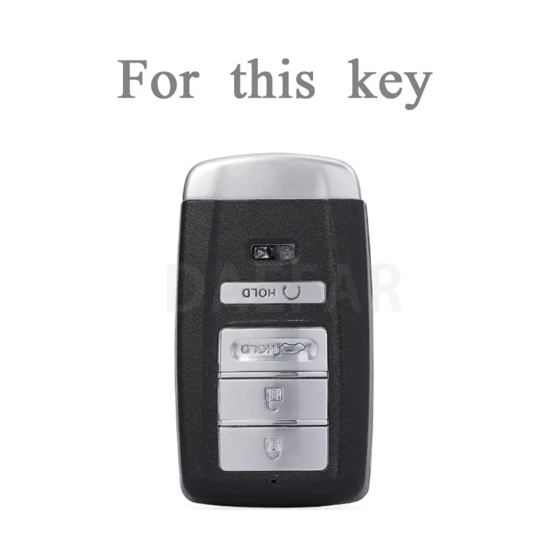 Auto Shell Fob for Honda Acura RLX MDX CDX TLX-L NSX RDX Shell Fob Holder TPU Car Key Case Cover Protector Accessories