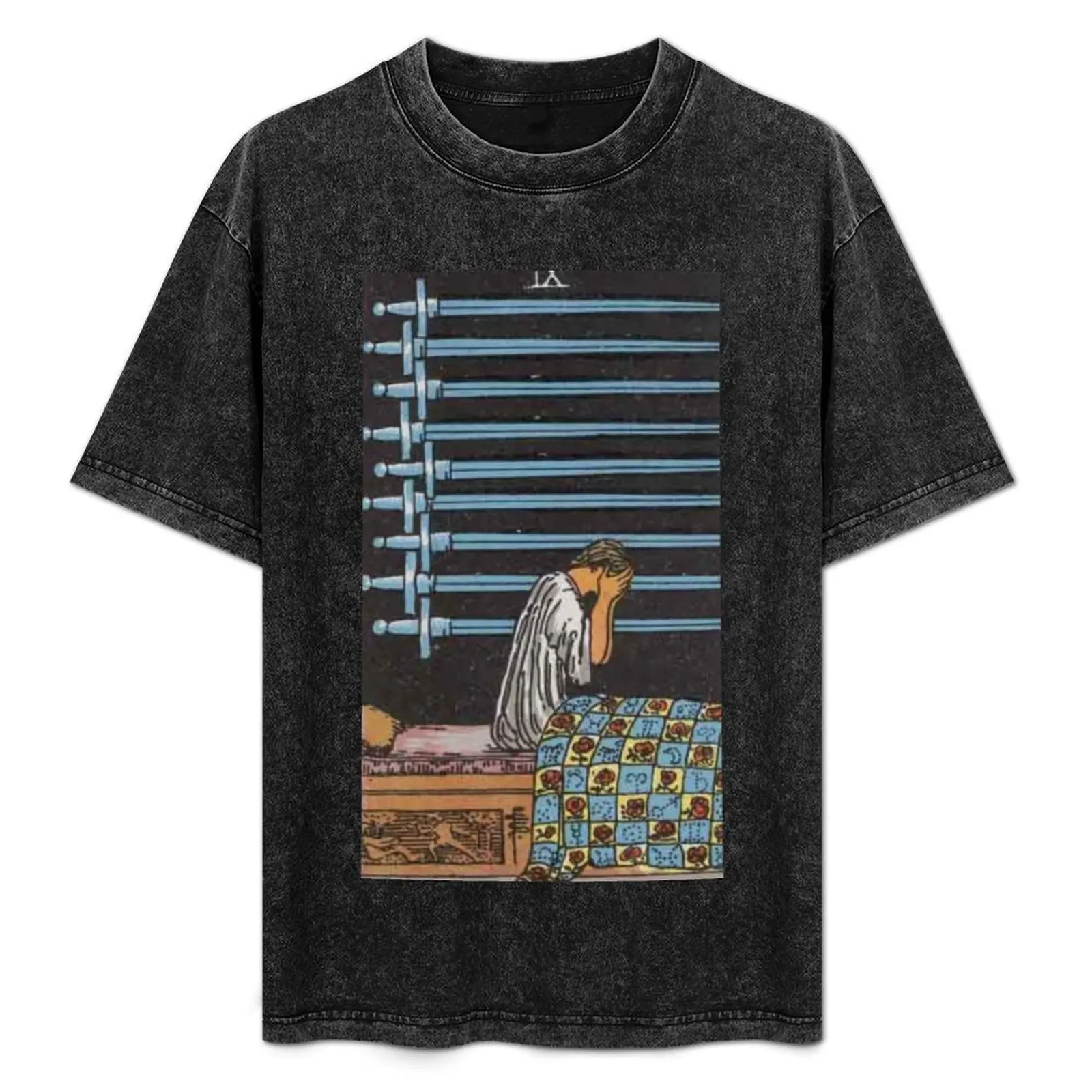 Camiseta Rider-Waite Tarot, Nueve Espadas