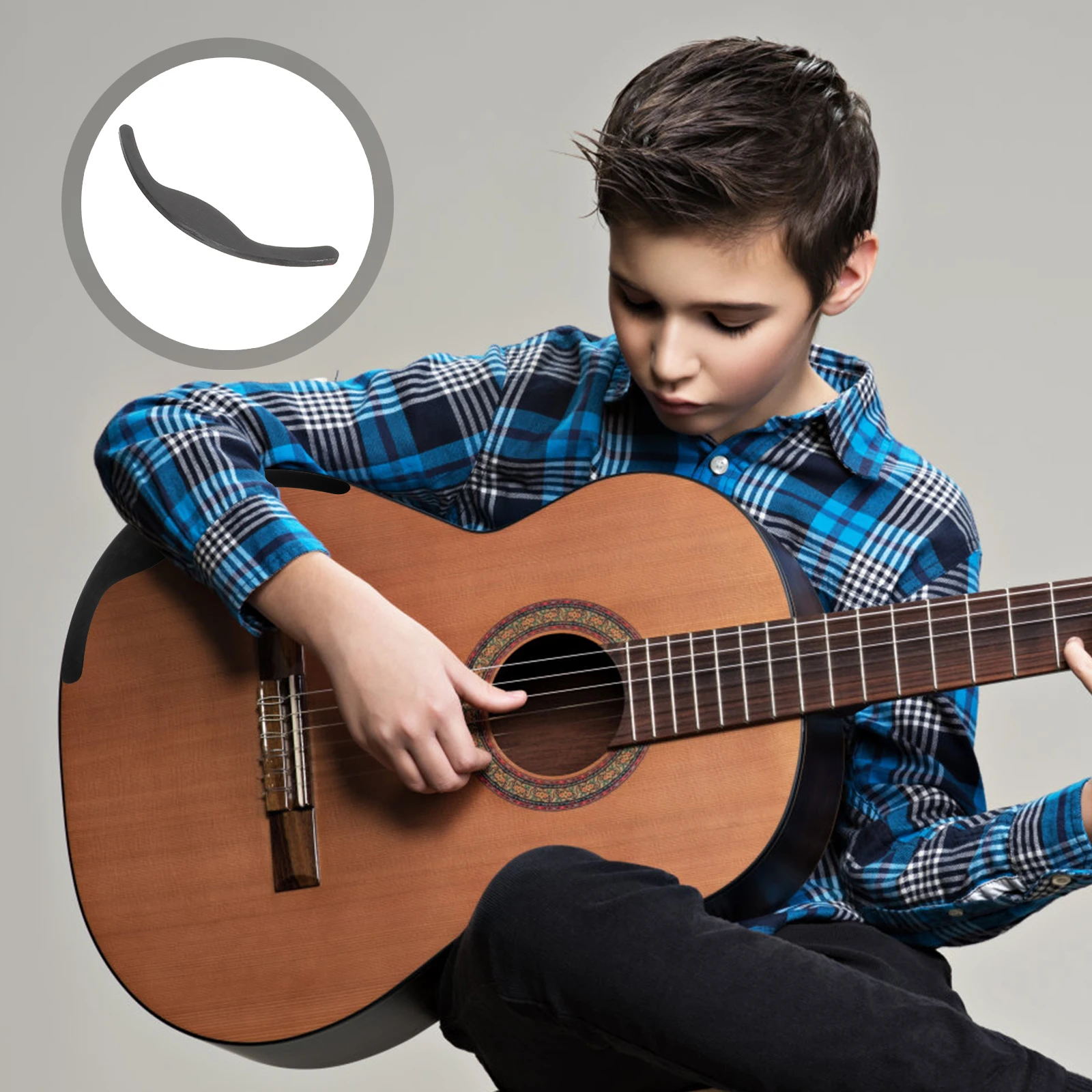 

Guitar Armrest Durable Smooth Edge Acoustic Guitar Accessory Protection Part Rest Beginner Friendly Musical Instrument