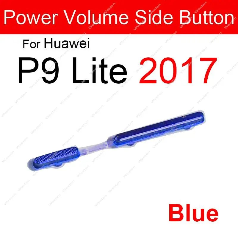 Power Volume Buttons For Huawei P9 EVA-L09 L19 P9 Plus P9 Lite 2016 P9 Lite 2017 Side Power Volume Keys On OFF Keys Repair Parts