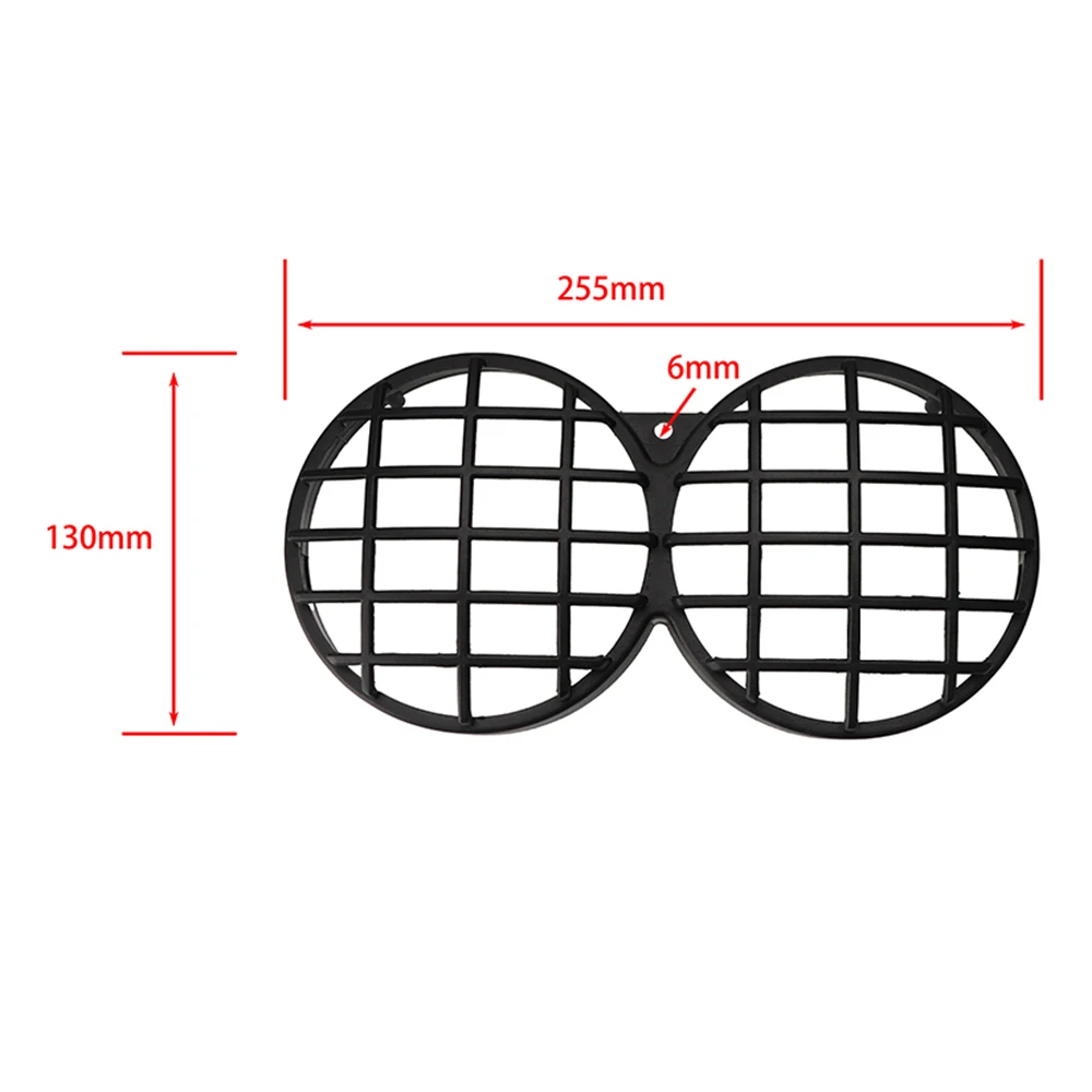 Motorcycle Scooter Headlight Protection Cover Lamp Grill Retro Grid Plastic Shield For YAMAHA BWS100 Honda ZOOMER AF58 Zuma