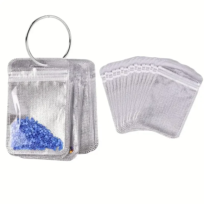 DIY Diamond Painting Tools Self-Adhesive Bags Drill Bits Glue Stone Storage Sealable Bags Craft Supplies