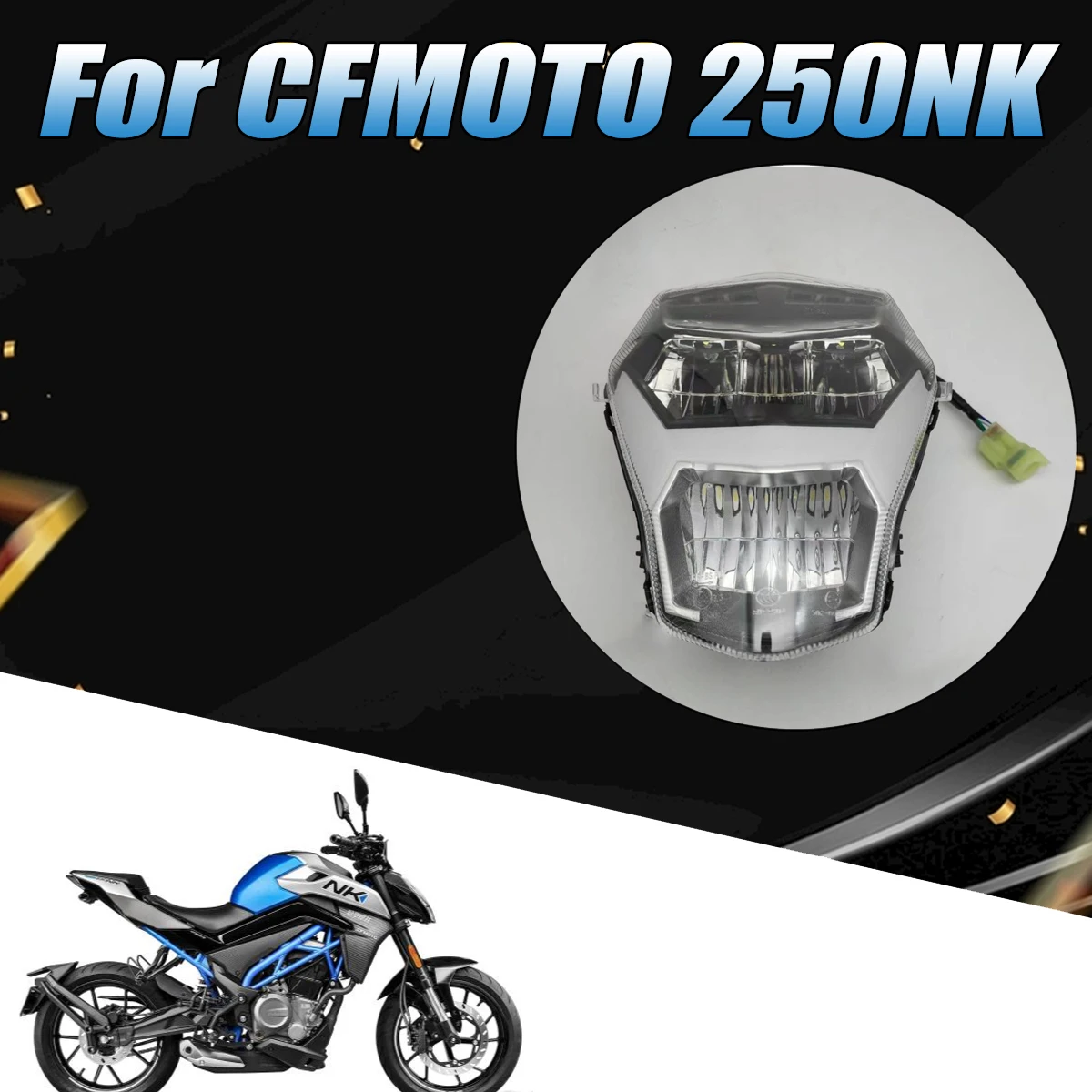Motorcycle headlight assembly lighting Headlight Combination Fit For CF MOTO 250NK 300NK CF250NK