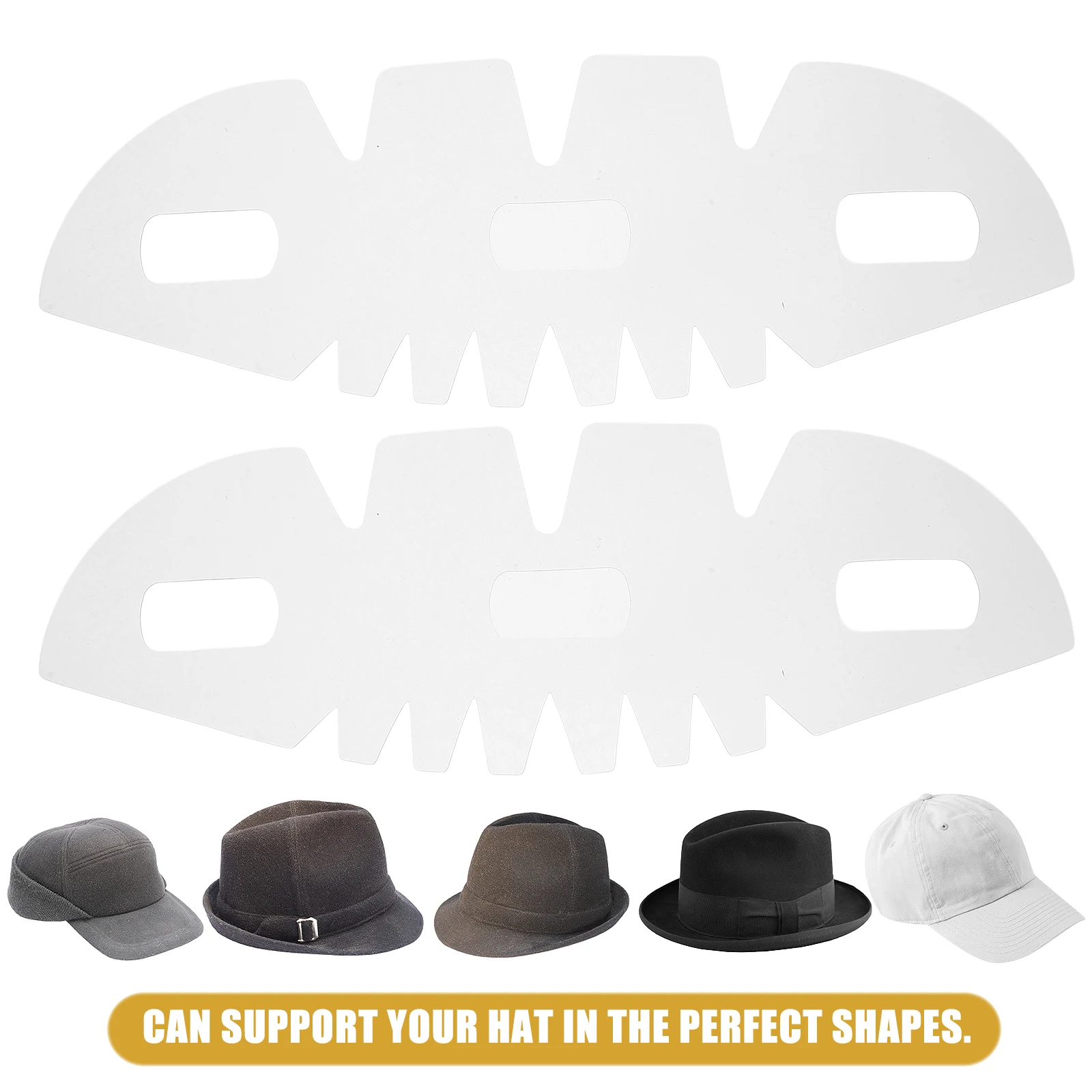 

25pcs Hat Inner Support Anti-deformation Baseball Cap Insert Liner Shooting Prop Photography Accessories