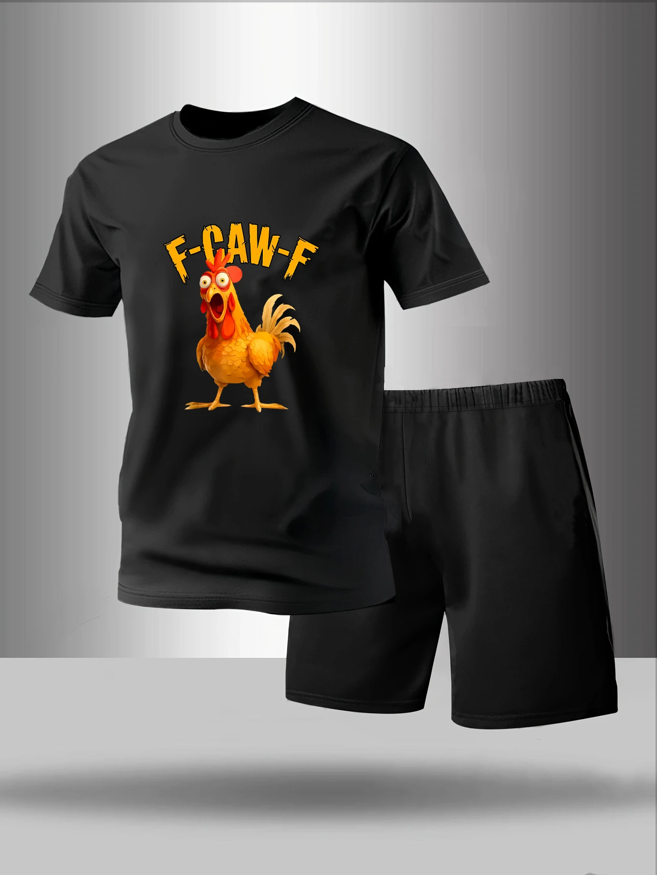 

Мужская пижама из двух предметов для весны, лета, осени и зимы, с короткими рукавами и шортами, модный домашний костюм с геометрическим узором.