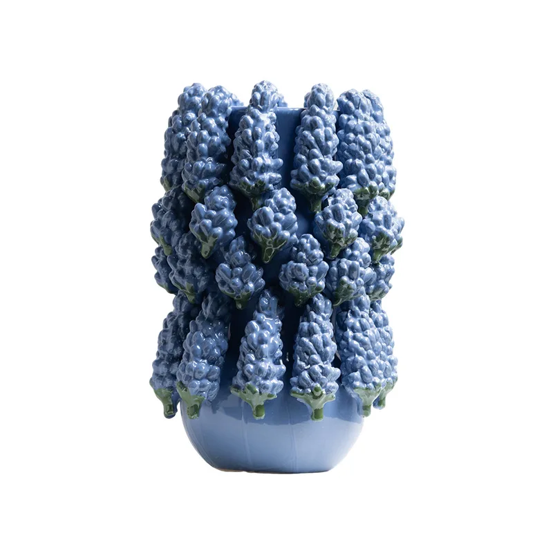Grape vase ceramic creative home decoration living room dining table model room flower arrangement ornament flower dryer mini