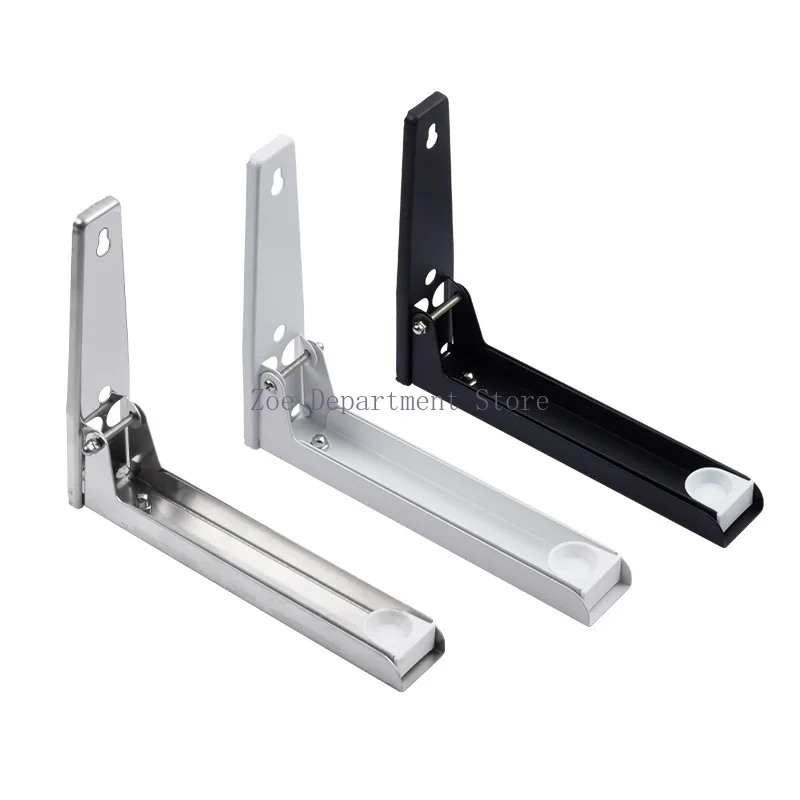 Foldable stainless steel microwave oven rack kitchen wall mounted extendable microwave oven storage rack oven rack bracket