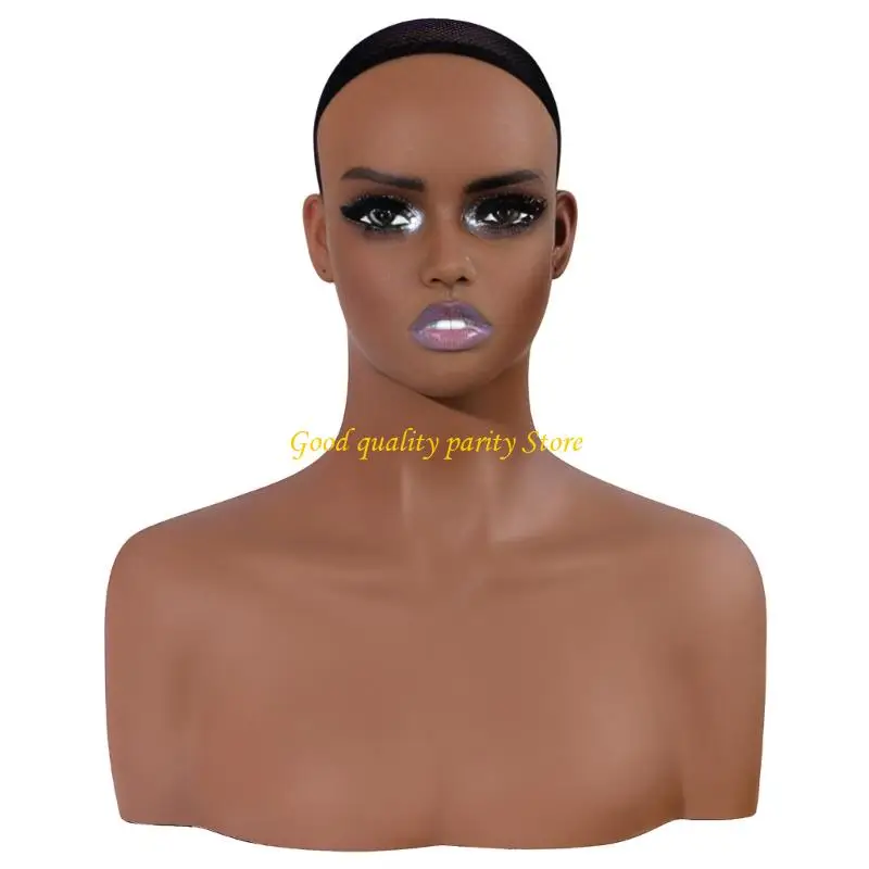 

M4YA Stable And Practical PVC Stand Realistic Mannequin Head Designed For Hairstylists And Fashion Retail Displays