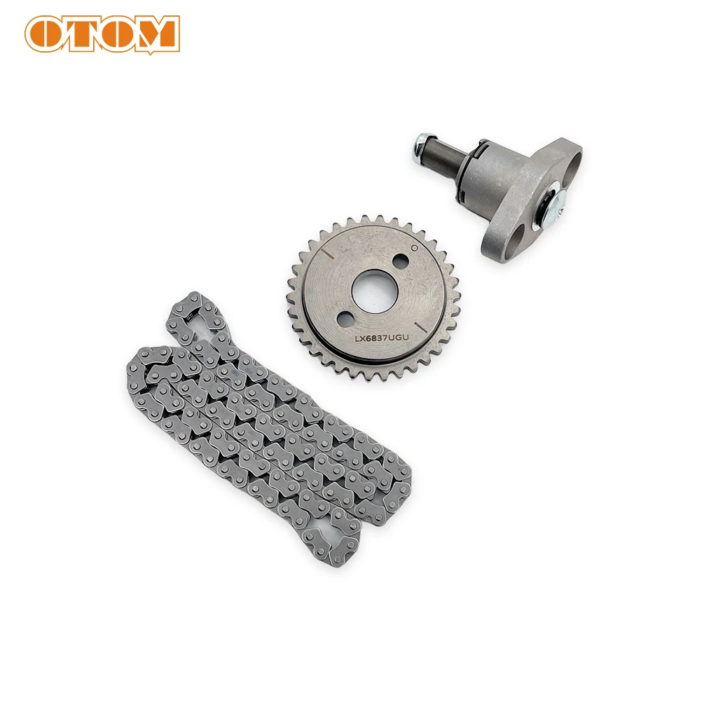 OTOM Timing Chain For LONCIN YB300H YB250R KEWS K23 HENGJIAN S7 Engine Timing Chain Tensioner Camshaft Sprocket Motorcycle Parts