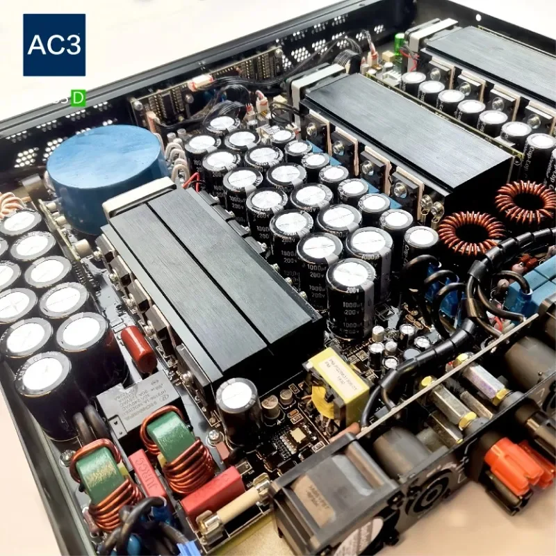 Professional 1U Two Channels Digital Power Amplifier 1600w Suitable for Performance Sound System