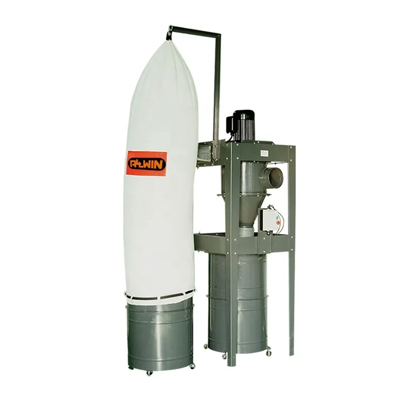 Portable workshop dust collector 2667CFM economical large-capacity central cyclone dust collector