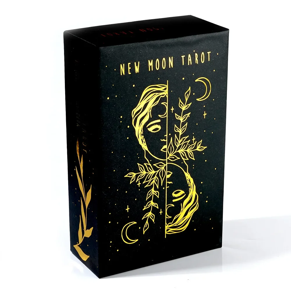 New moon tarot 78pcs cards 1: 1 Size Gilded Edge Tarot Board games