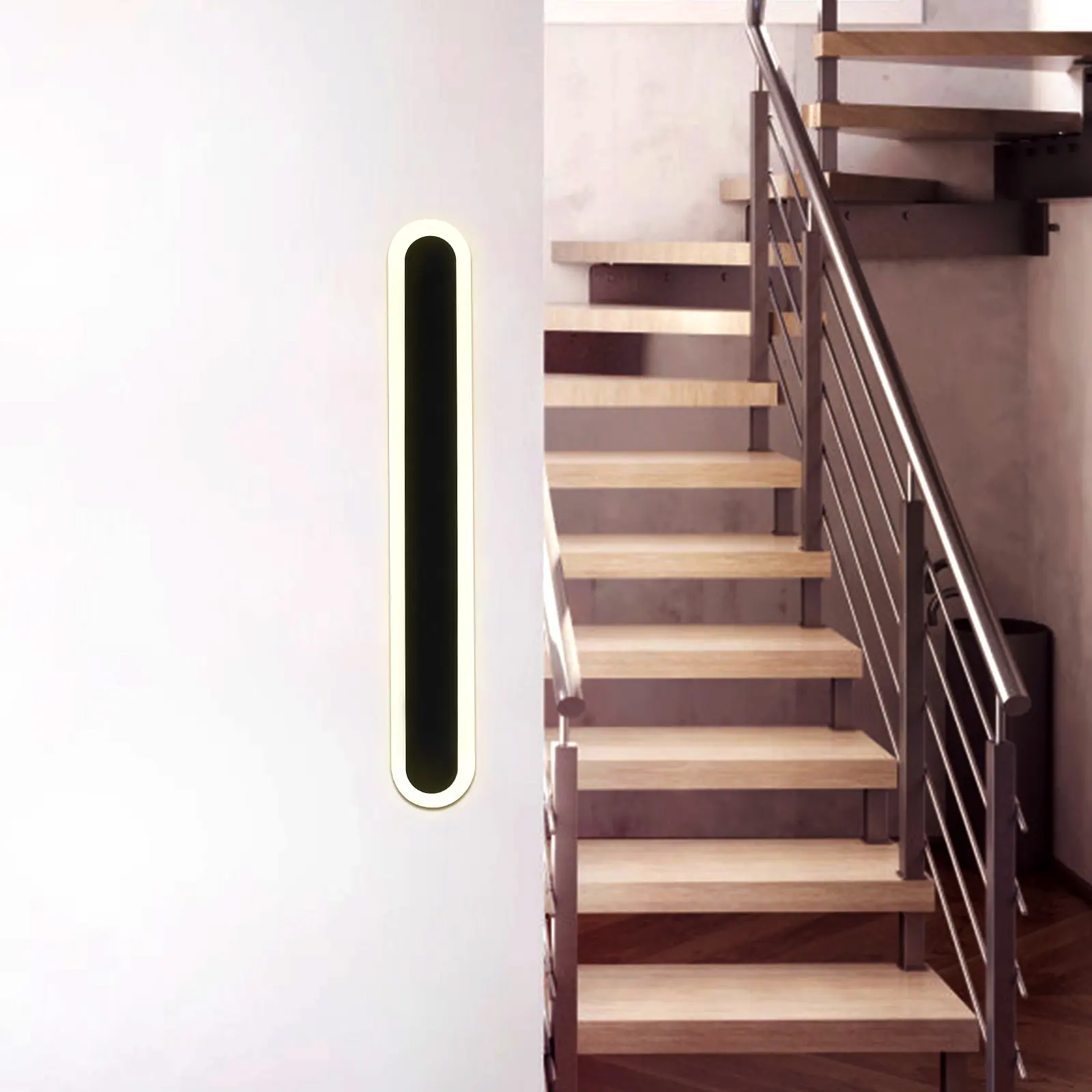 

Wall Linear Light Acrylic LED Bathroom Bedroom Corridor Warm Lighting Decorative Vanity Mirror Front Lamp Vanity Linear Light