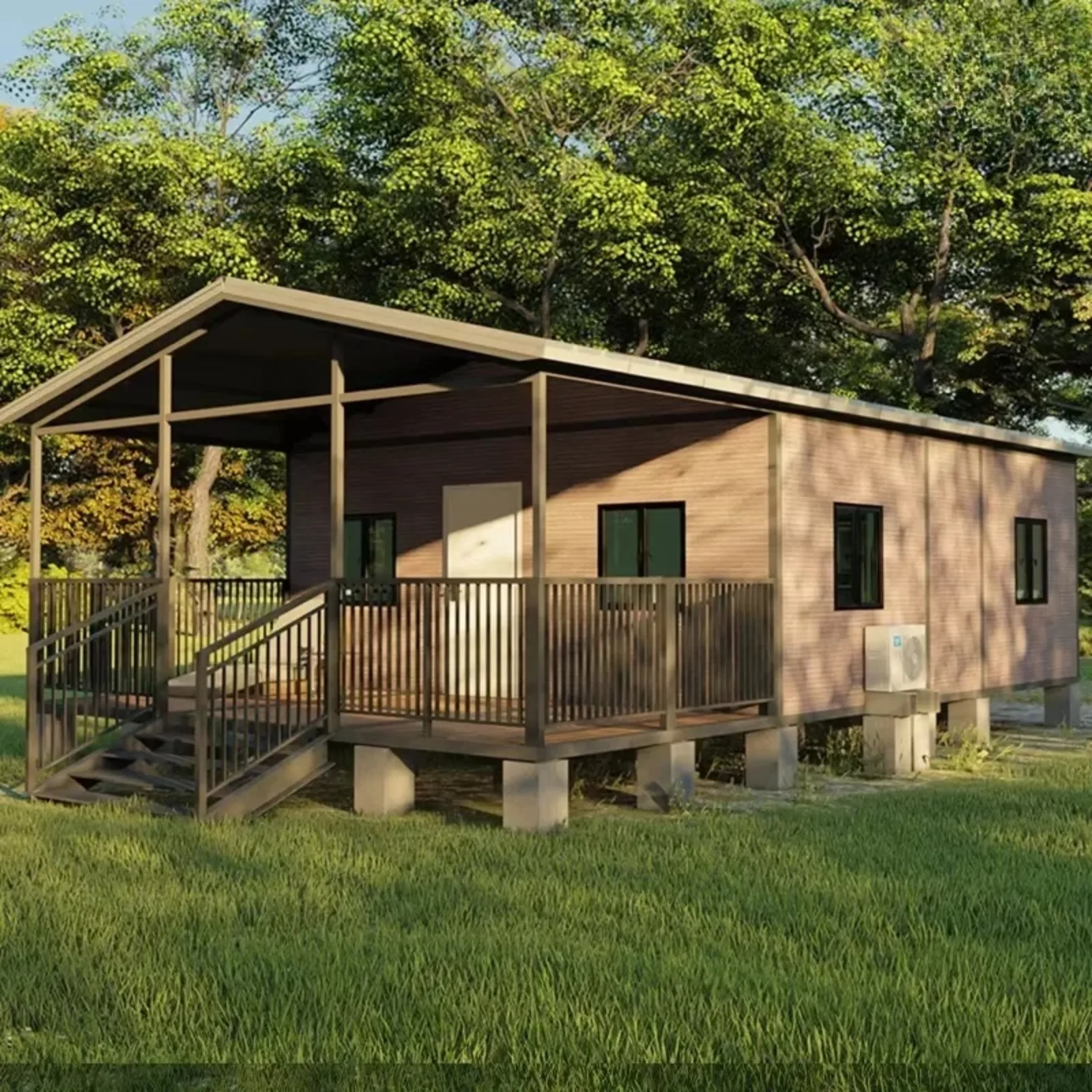 Expandable Folding Container House, Prefab 20ft Modular Home For Construction Worker Dormitory, Fast Installation