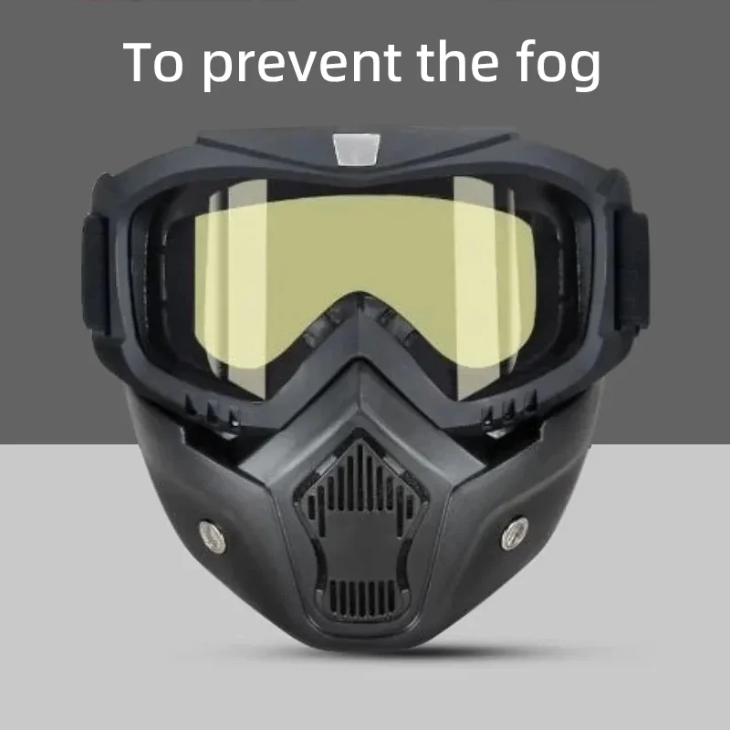 Goggles Full Face Hd Transparent Fog-proof Sand-proof Electric Welding Protective Glasses Versatile Breath-proof Windproof Mask