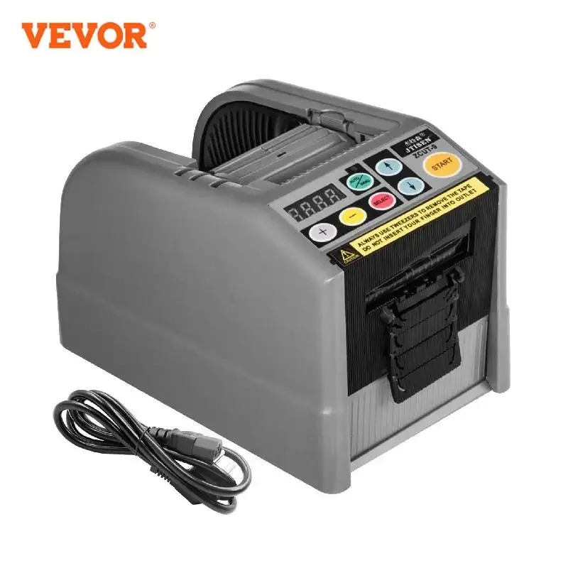 

VEVOR 6-60mm Automatic Tape Dispenser Efficient Microcomputer Intelligent Large Electric Tape Cutter Mechanical Workshop Tooling