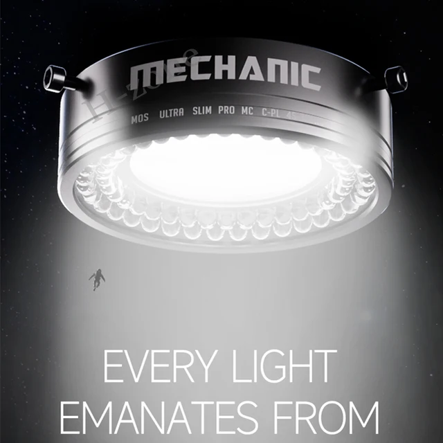 Mechanik LS720 mikroskopowa lampa pierścieniowa spolaryzowana lampa pierścieniowa eliminuje odbicia odpowiednia dla większości mikroskopów stereo rozmiar 48mm