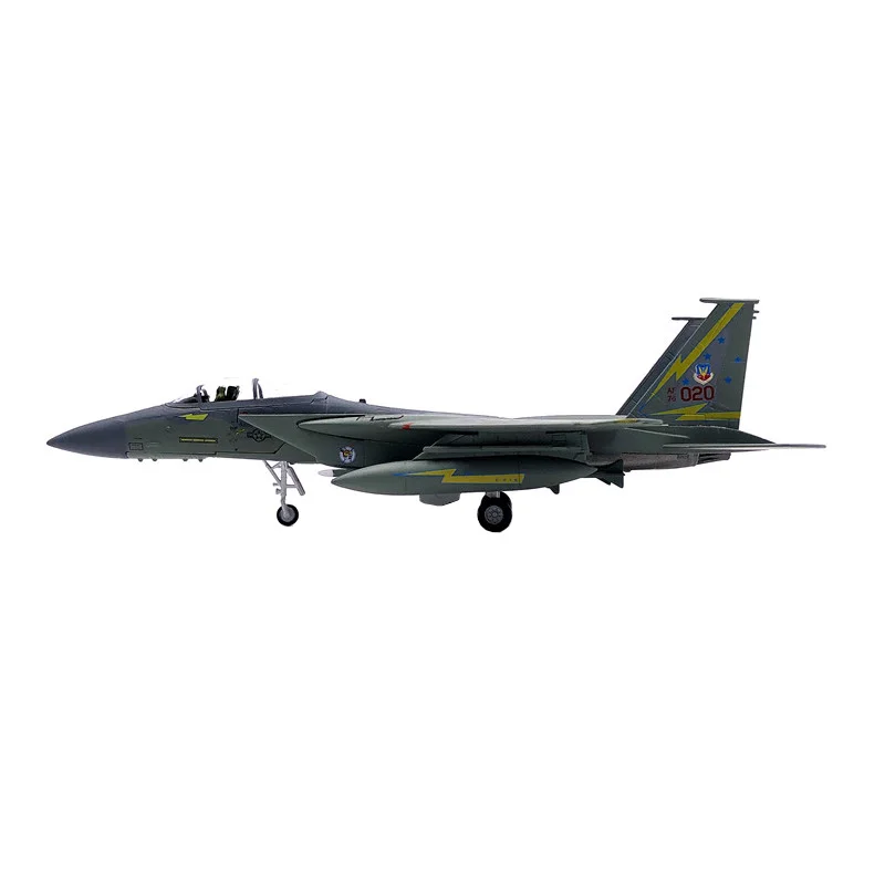 1/100 Scale US F15 F-15 Eagle Fighter Aircraft Airplane Diecast Metal Military Plane Toy Model Collection Gift