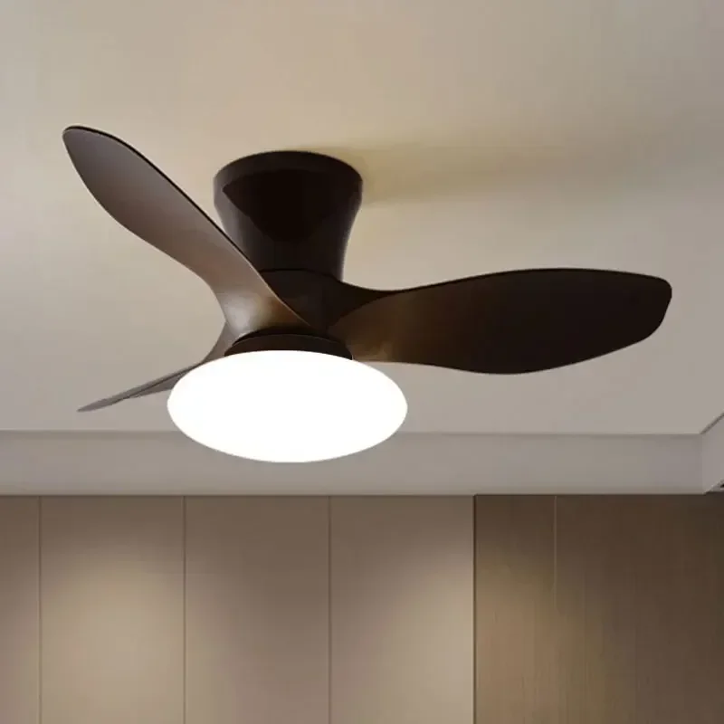 

Modern Simplicity Bedroom fan light 32 inch Mute Nordic variable frequency ceiling fan light ultra-thin household fan light