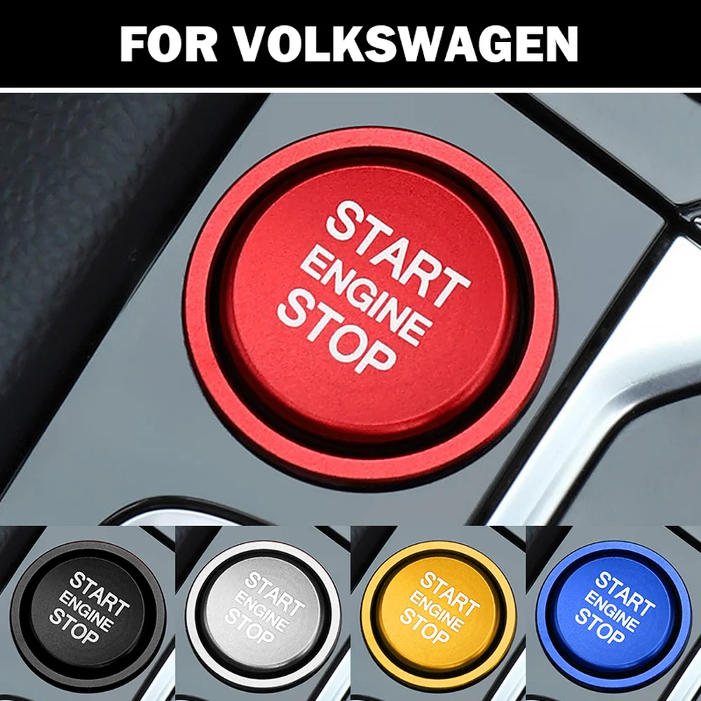 Engine Start Stop Button Ring Ignition Cover Trim For VW Volkswagen Arteon CC Passat B8 Magotan Jetta T-Roc Car Interior