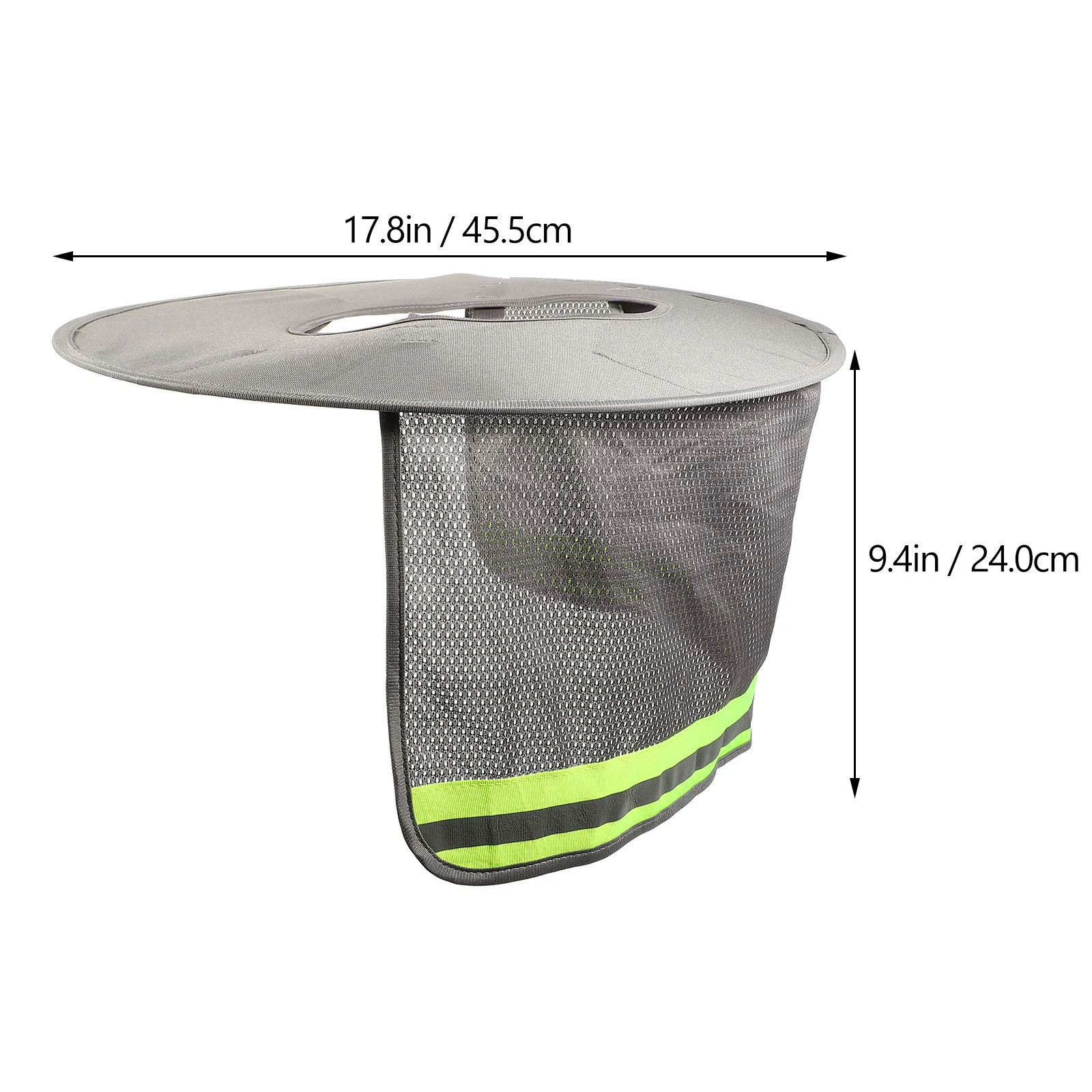 Reflective Hat Cover Hard Shade Full for Men Construction Hats Bonnets Hardhat Brim Neck