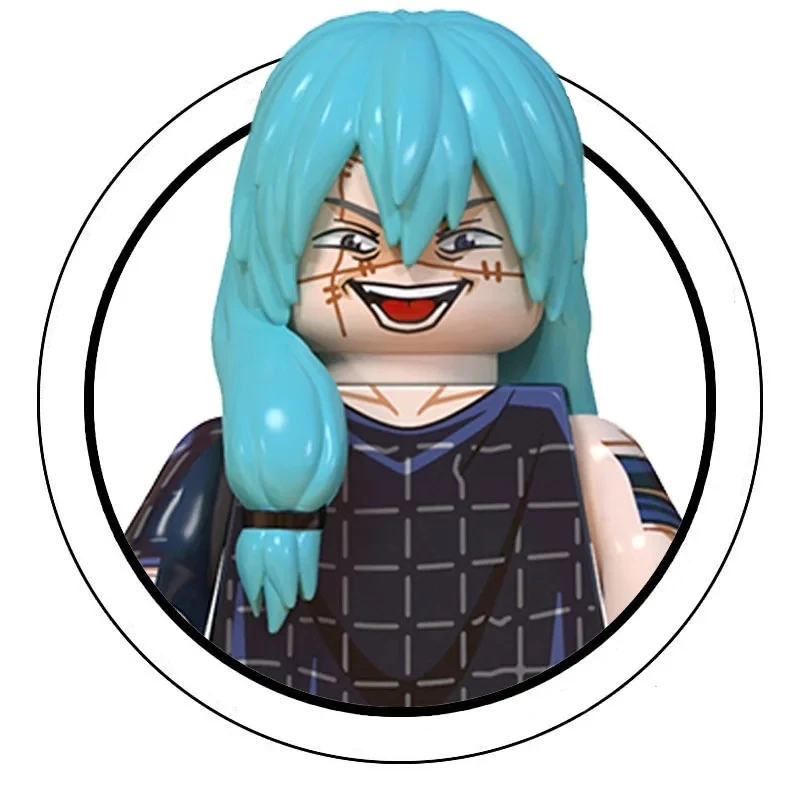 Blind Box WM6201 WM6202 WM6139 WM6140 Jujutsu Kaisen Bouwstenen Mini Action Figure Itadori Yuji Gojo Satoru Ryomen Gift en Y