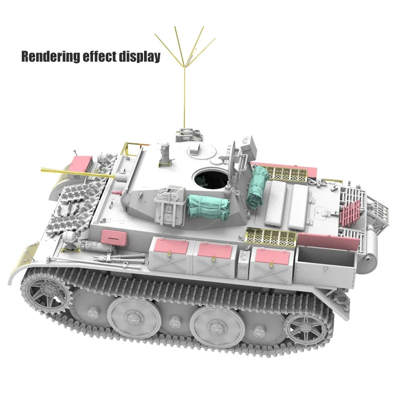 موديل الحدود BT-018 Pz. Kpfw. الثاني أوف. L Luchs الإنتاج المتأخر 1/35 خزان مقياس أطقم منمذجة لعبة DIY