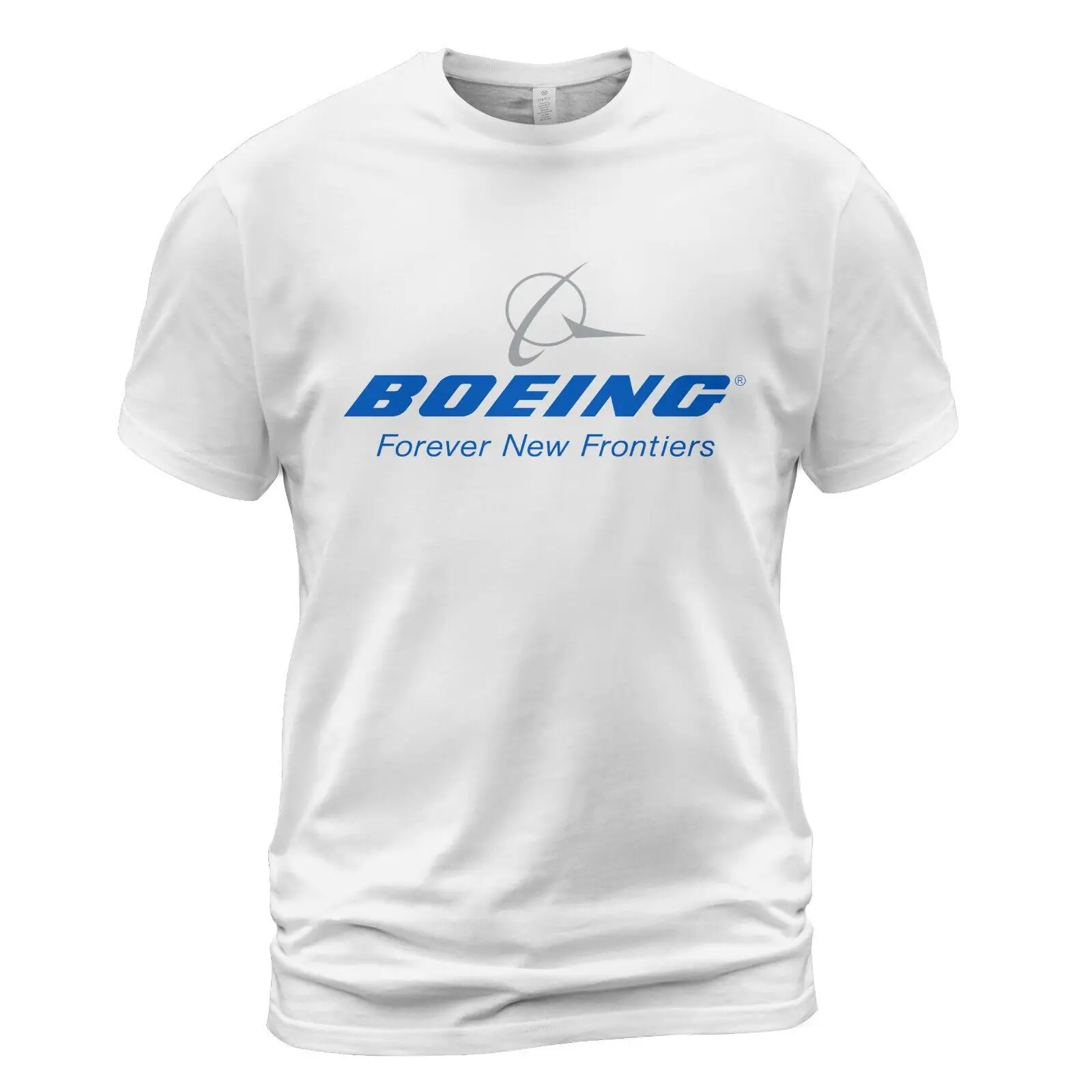 Boeing Forever New Frontiers T-Shirt Made in USA Size S-5XL