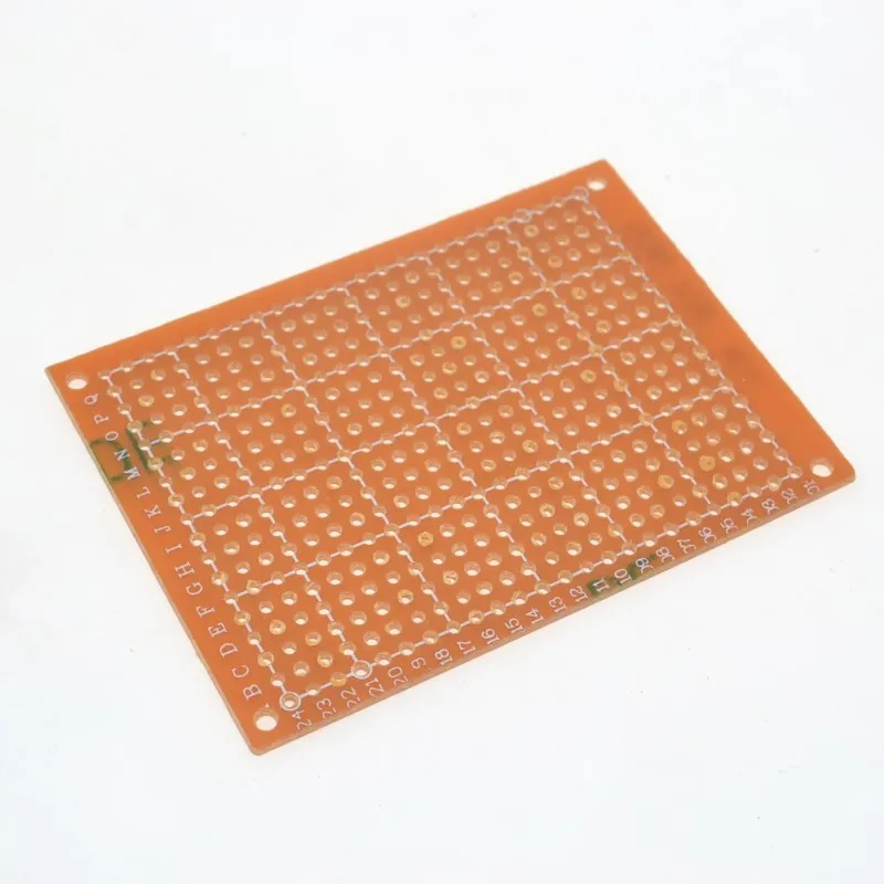 10Pcs 5*7 PCB 5x7 PCB 5cm 7cm DIY Prototype Papier PCB Universal Board gelb
