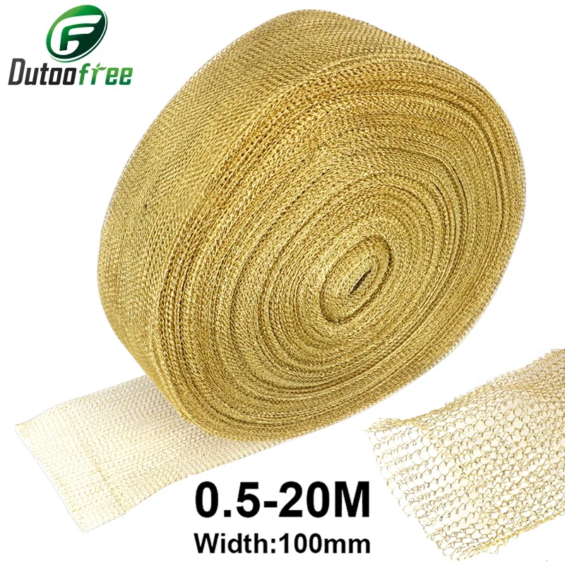 

0.5-20m Copper Wire Mesh Signal Shielding Net Anti-Snail Copper Wire Net Wire Pest & Rodent Net Copper Mesh Decor Garden Net