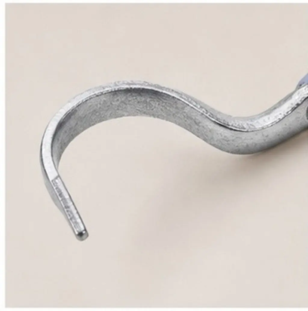 Ergonomic Horse Hoof Pick Metal Filer Non-Slip Grip Hanging Hole for Equine Stable Cleaning Grooming Tool Horse Care Hoof Pick