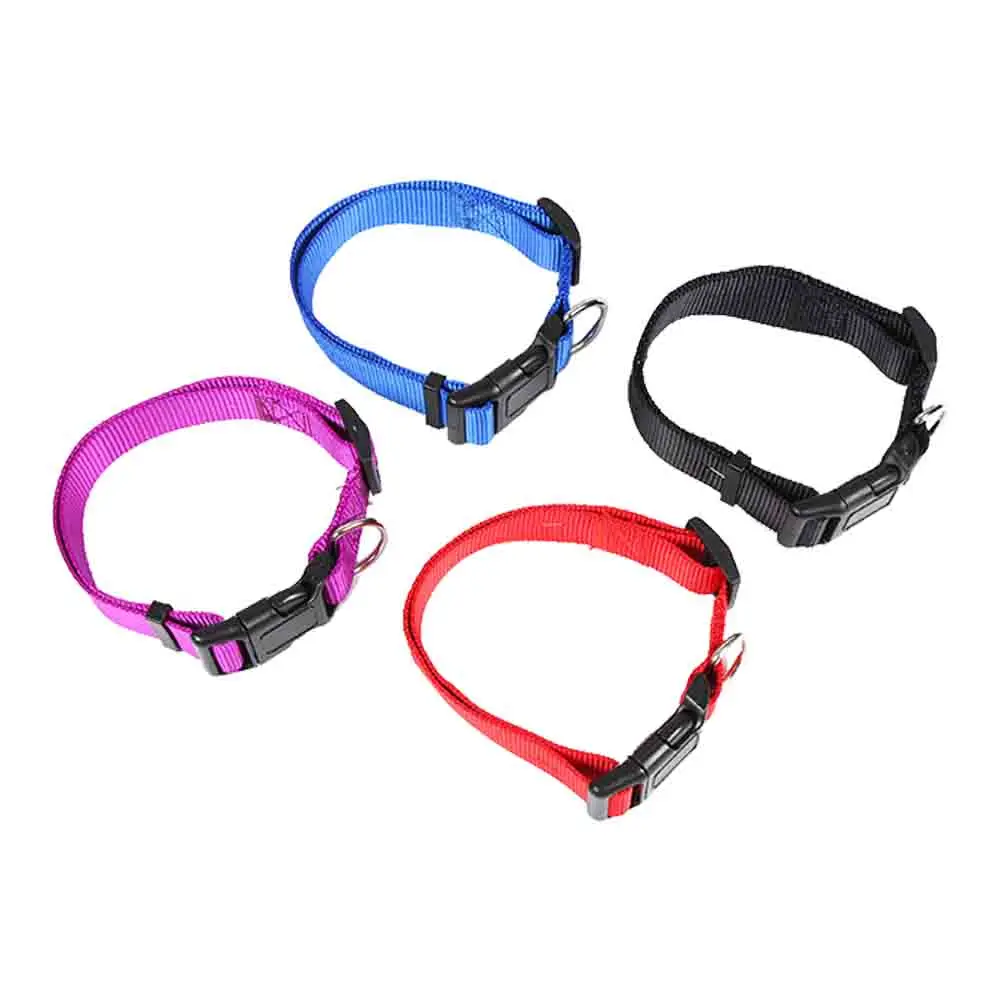 

Nylon Adjustable Dog Collar Heavy Duty Clip Buckle Pet Collar For Small Medium Dog Nylon Pet Collar Dog Collar Pet Pet Supplies