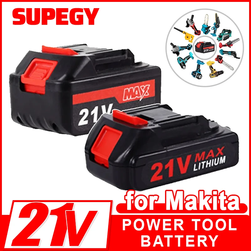 21V High Capacity Rechargeable Lithium Battery 15000mAh 7500mAh Battery for Makita 18V 20V Electric Wrench Drill Power Tool