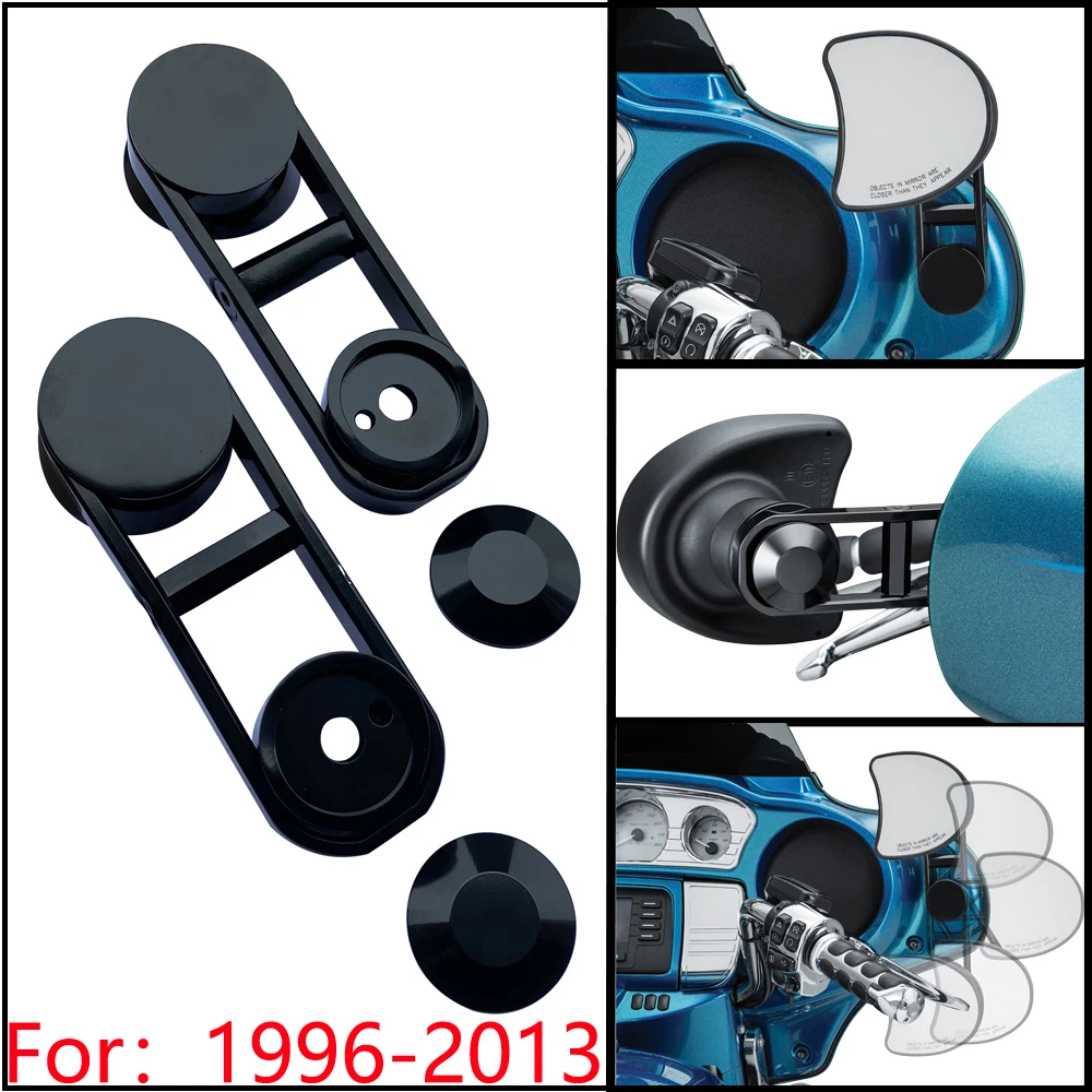 

Adjustable Drop Mirror Relocator Mount Kits for Harley Street Glide FLHX 1996-2021