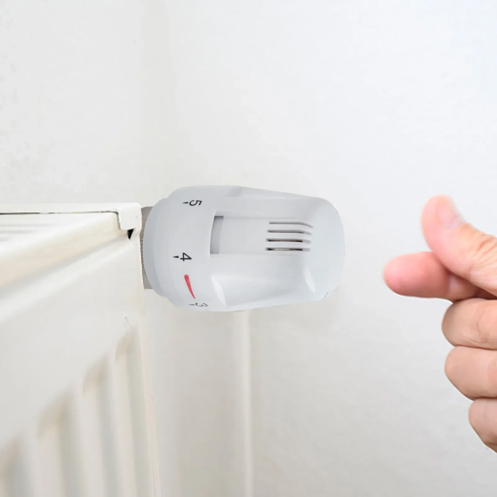 New Practical Radiator Valve Thermostatic For Floor Heating Multiple Settings Precise 1 Pc Automatically Copper