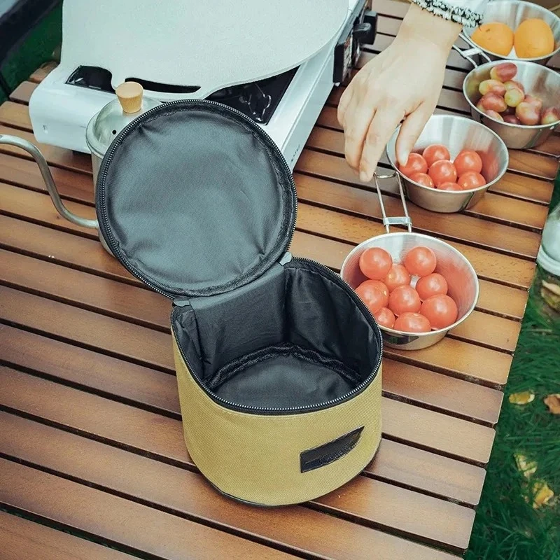 

Большая вместительная сумка для кемпинга на открытом воздухе для пикника, складная портативная сумка для хранения кухонных принадлежностей, легкая и многофункциональная