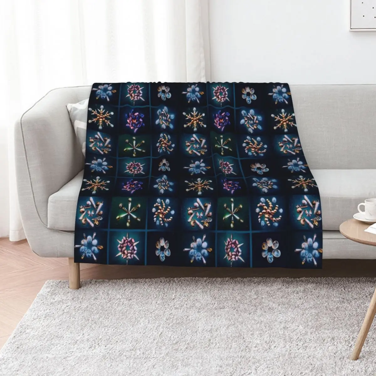 Seashell Blizzard Throw Blanket halloween heavy to sleep sofa bed Thermal for sofa warm winter Blankets