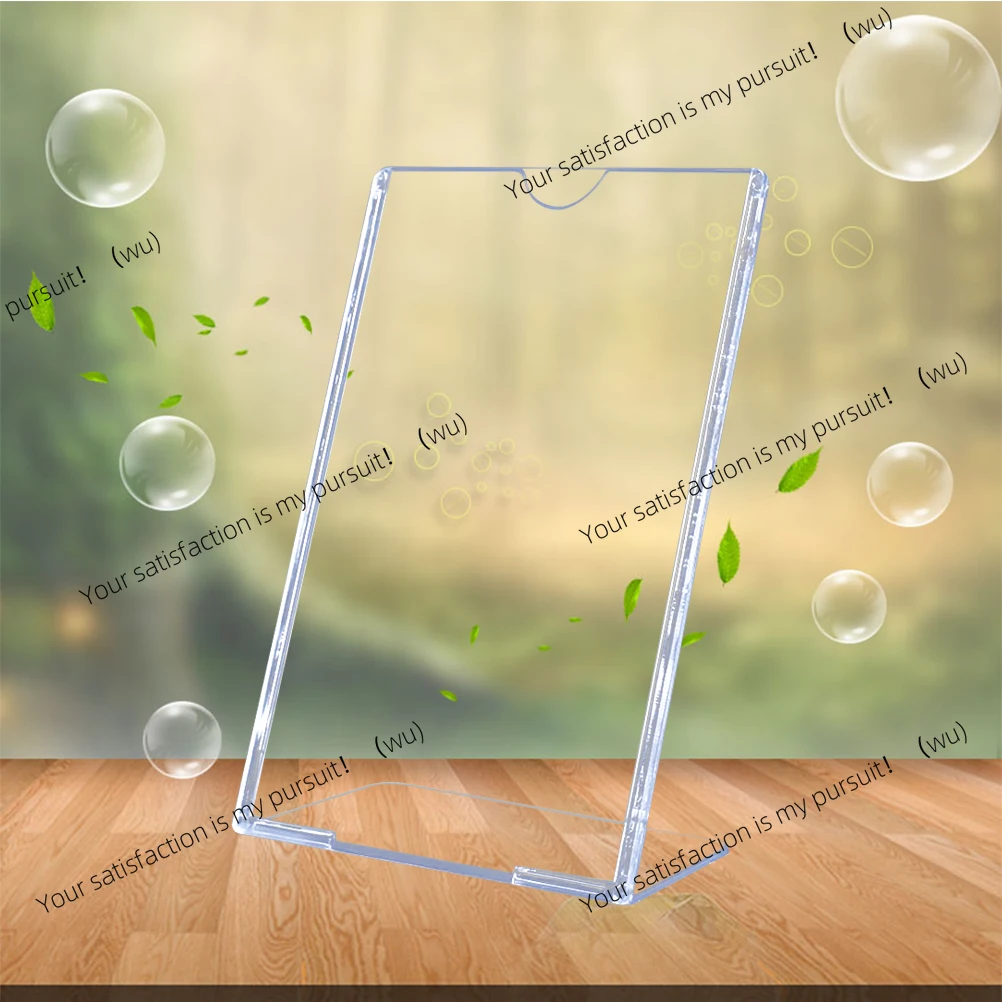 5 Pcs L-shaped Table Picture Stands for Show Rack Photo Display Holders Tables Plate Displaying Literature Pamphlet Menu