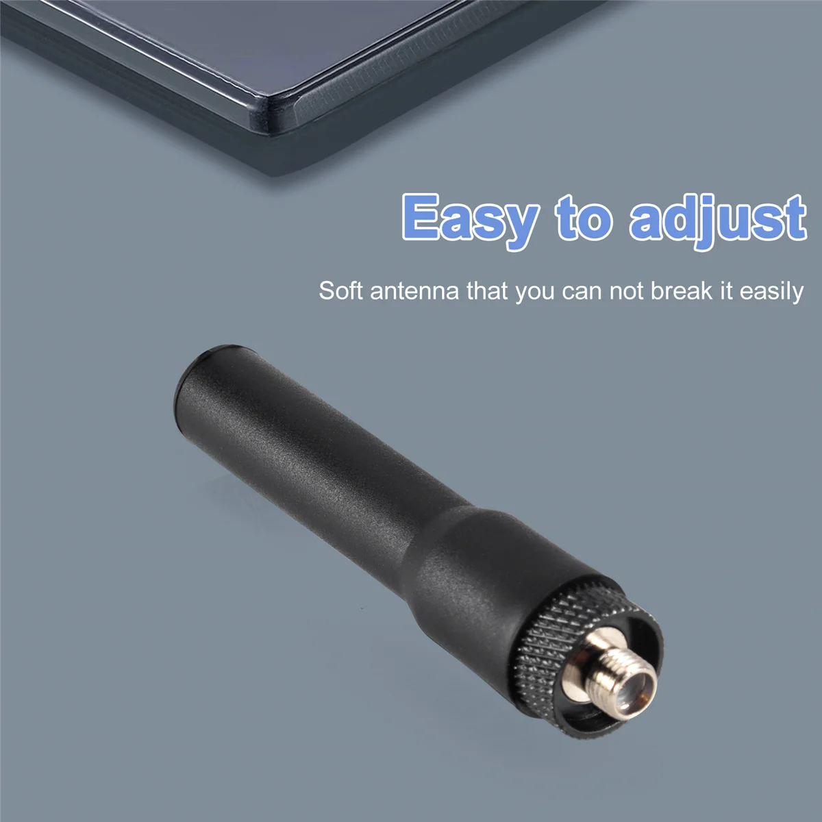 SF20 Dual Band SMA-F เสาอากาศอ่อนสําหรับ UV5R UV5RA/Plus BF888s สีดําใหม่