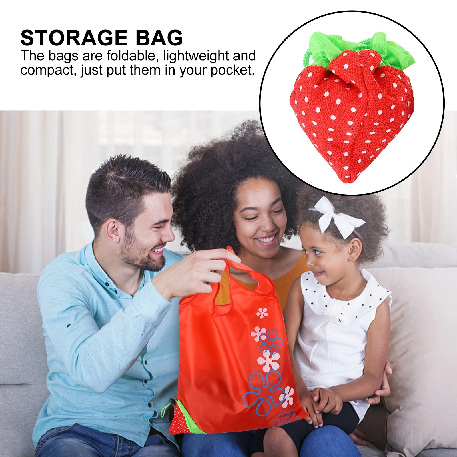 

6pcs Foldable Fruit Shopping Bags Mixed Style Reusable Tote For Grocery Storage Home Organizer Folding Shopping Bag