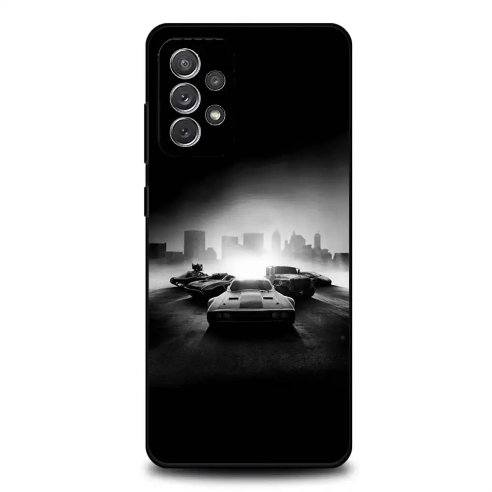 حافظة هاتف F-Fast F-Furious-s لهاتف سامسونج S 25,24,23,22,30,21,10,9,Ultra,Plus,Lite,FE,4,5G حافظة ناعمة سوداء